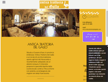 Tablet Screenshot of anticatrattoriadelgallo.com